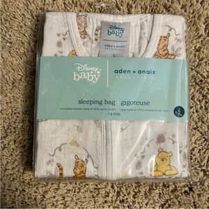 aden + anais Disney Baby Winnie the Pooh Muslin Sleeping Bag - White/Cream